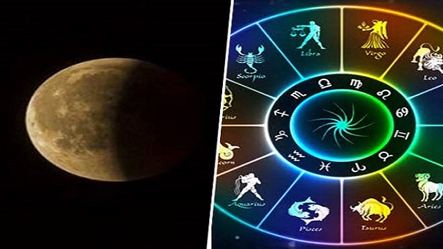 zodiac and lunar eclipse