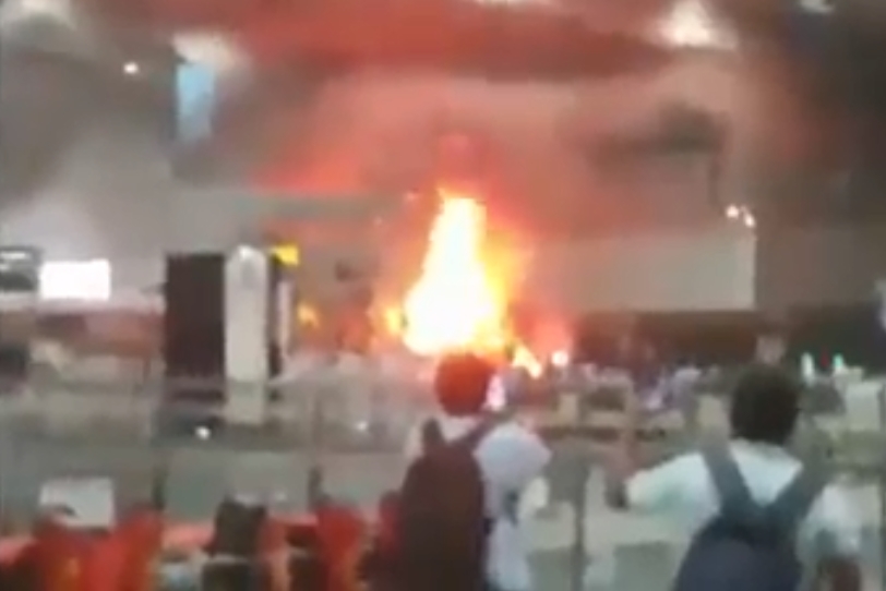 Fire breaks out at Kolkata airport