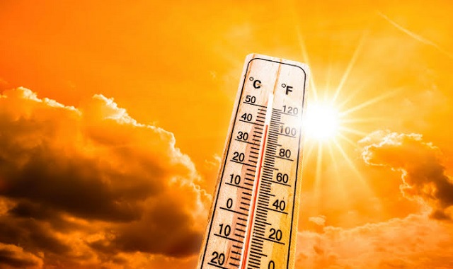 High temperatures in August