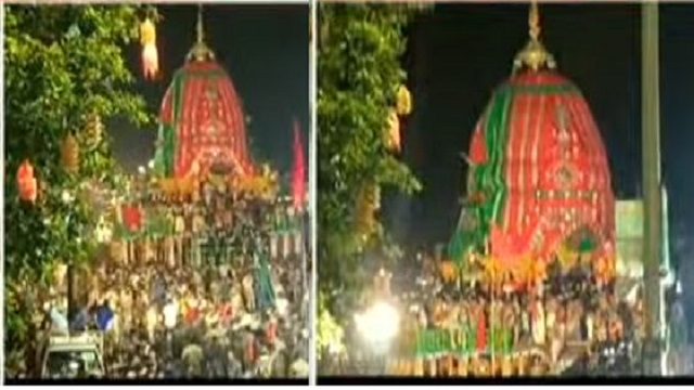 Chariot pulling halted in Puri