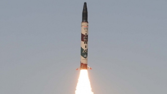 ballistic missile Agni-1 launch