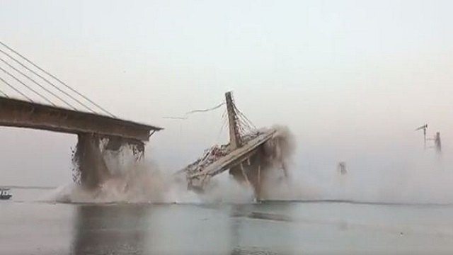 bridge collapse in bihar