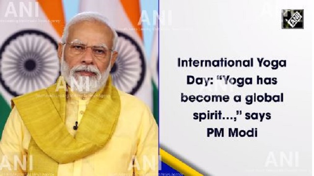 modi on international yoga day