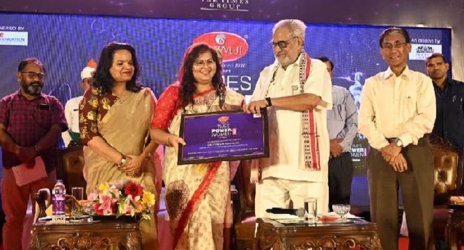 Iti Samanta felicitated with Times Power