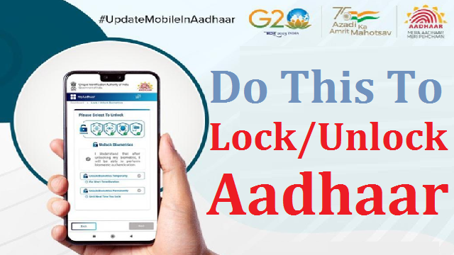 Lock Unlock Aadhaar