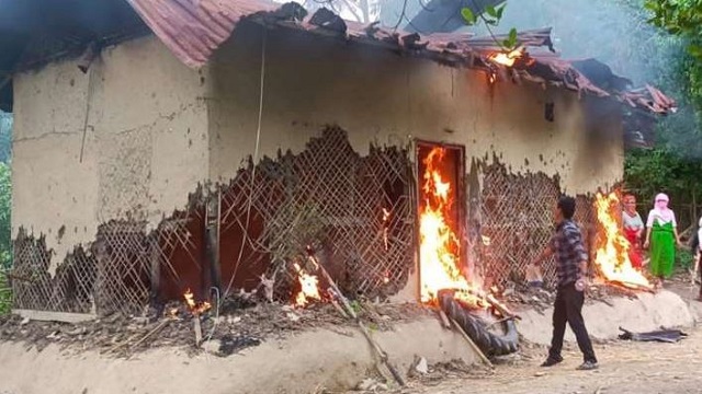 Manipur women paraded video: Mon sets main accused house on fire