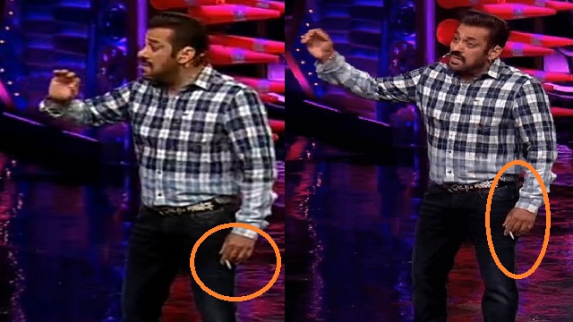 Salman Khan caught smoking
