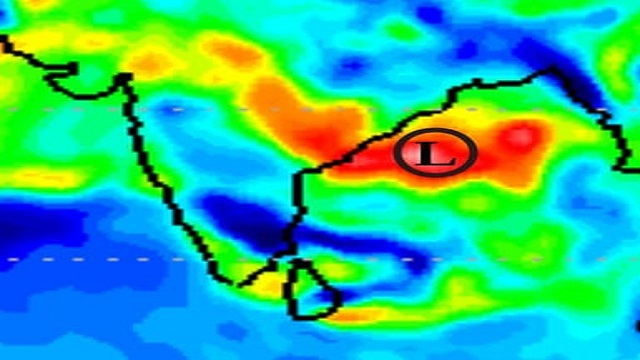 Low pressure area formed over Northwest Bay of Bengal