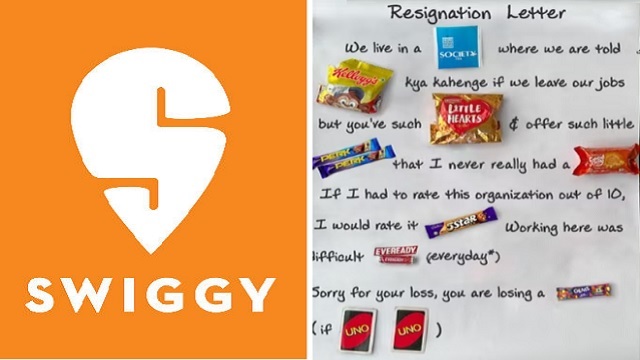 swiggy instamart resignation letter
