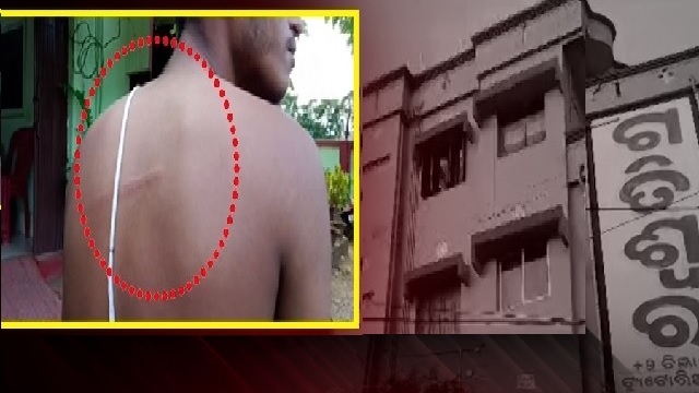 teacher beats students in odisha