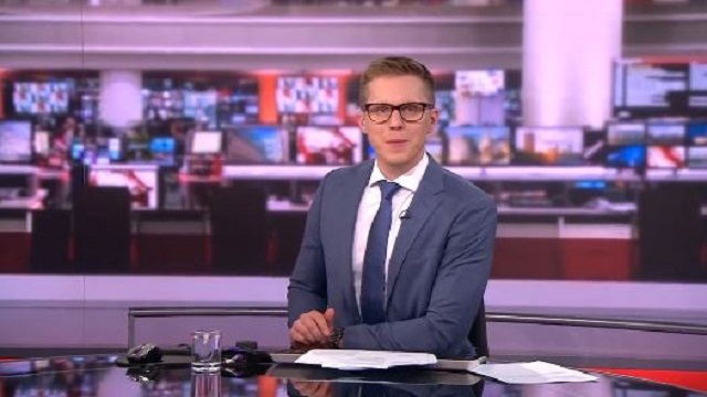 BBC anchor's tongue slip