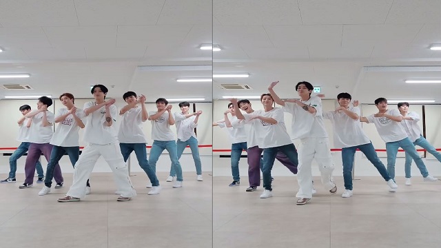 Kpop boy band dance to Bollywood song