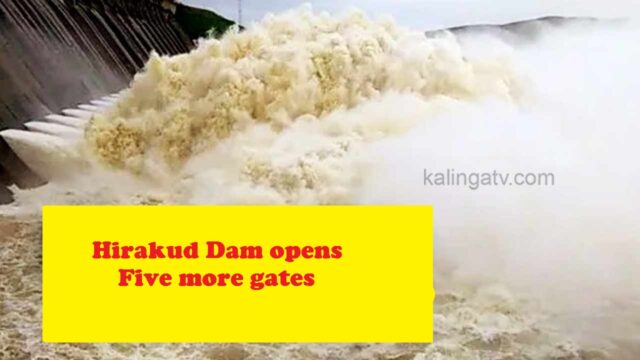Hirakud Dam opens 5 gates