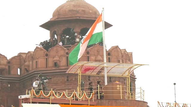 77th Independence day at Red Fort