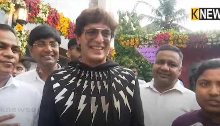 Bollywood actor Chunky Panday in Bhubaneswar