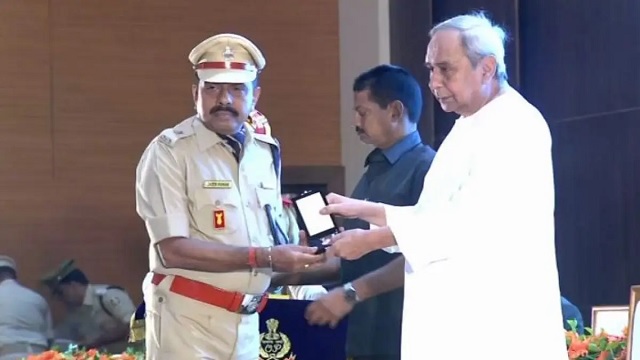 Medals given to Odisha Police personnel