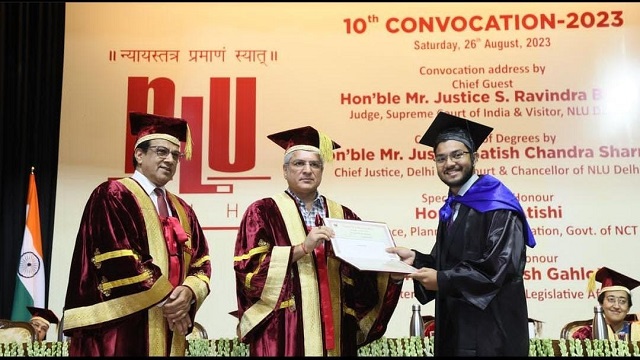 Ritesh Patnaik tops at National Law University
