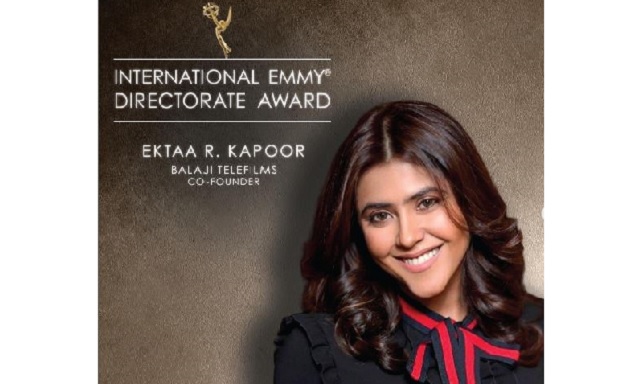Ekta Kapoor to get Emmy Award