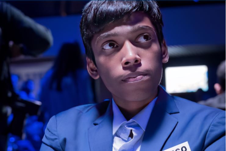 International Chess Federation on X: Playing as White, the 18-year-old  Indian prodigy, Praggnanandhaa, couldn't obtain a significant advantage  over the former World Champion Carlsen. Meanwhile, Fabiano Caruana suffered  a surprising defeat against