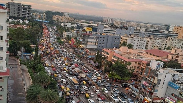 Bengaluru massive traffic