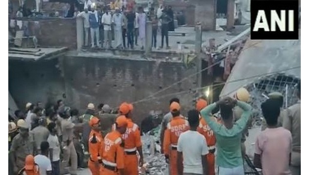 Building collapse in Uttar Pradesh