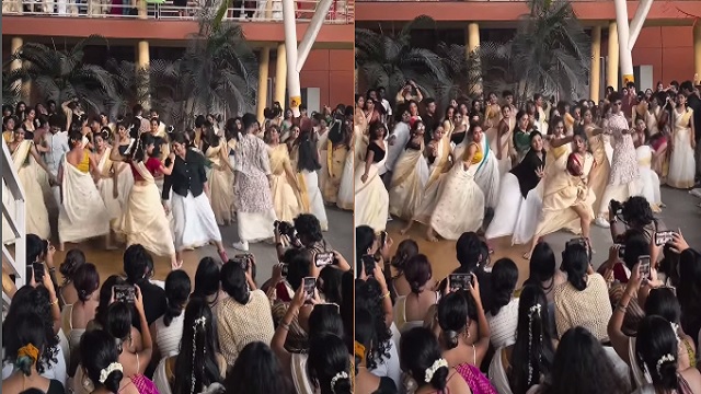 College girls perform in Oo antava mama