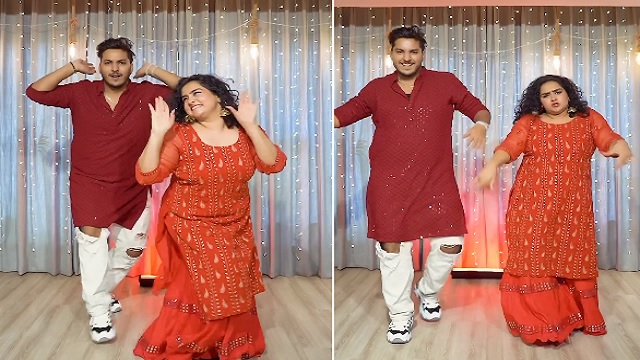 Duo dance video on What Jhumka