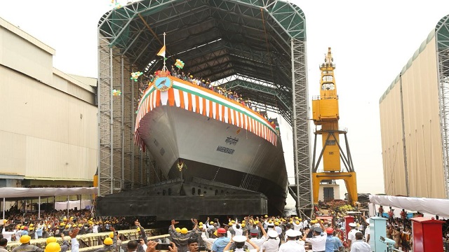 Indian Navy's new warship