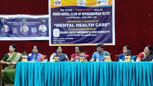 Mental health awareness seminar in Ramadevi University
