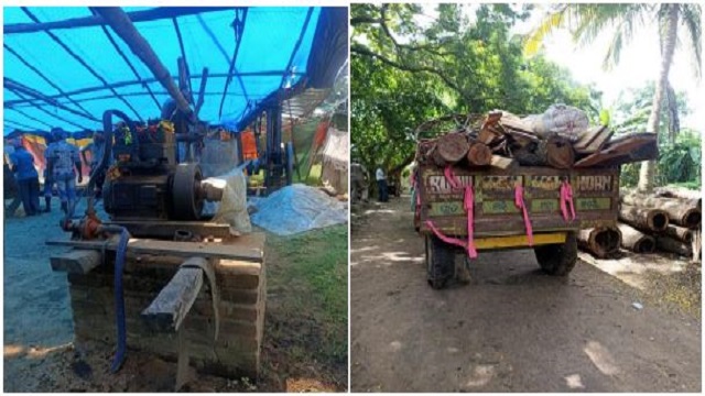 Odisha vigilance seizes sawmills accessories