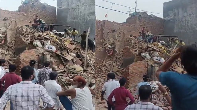 building collapses in ghaziabad