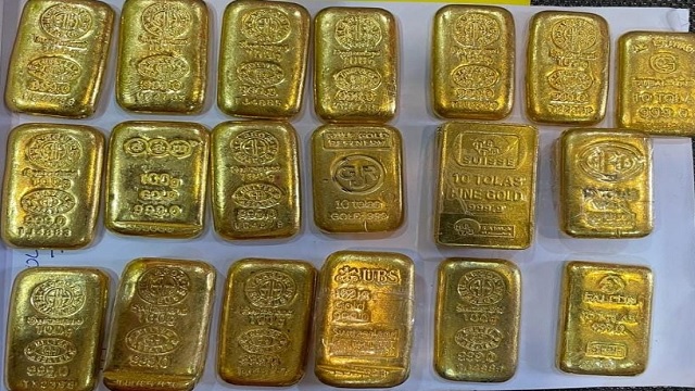 foreign gold seized in bhubaneswar