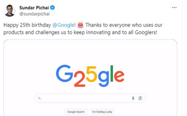 google turns 25
