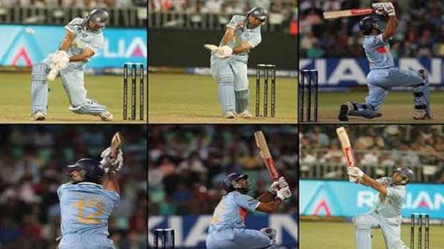 Yuvraj Singh's six sixes in one over