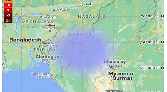 Earthquake in Myanmar