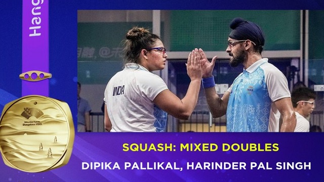 India win gold in squash