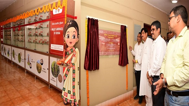 Millet seed display unit inaugurated