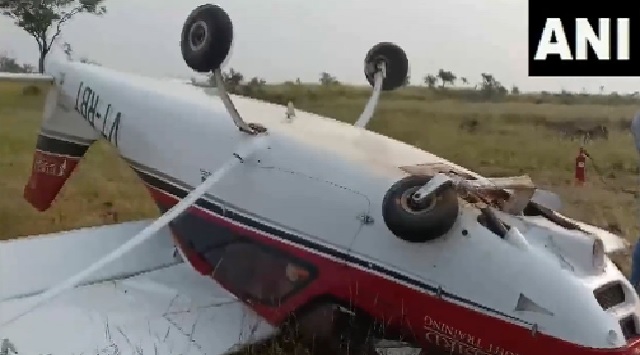 Training plane crash near Pune
