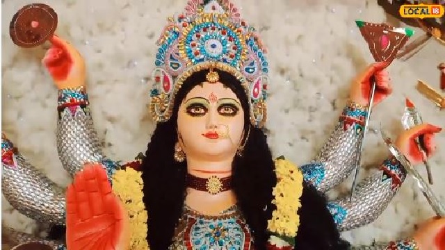 Goddess Durga idol American diamonds