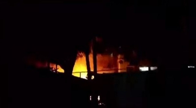 Tent house catches fire in Baripada