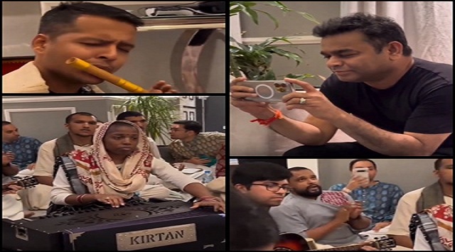 A. R Rahman hosts kirtan