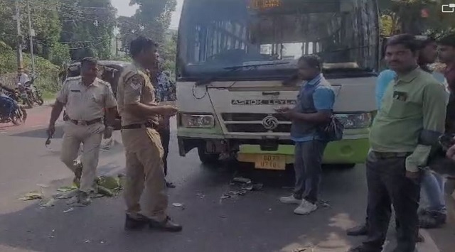 Mo Bus accident in Bhubaneswar