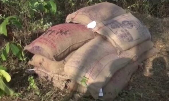 PDS rice found dumped in forest in Mayurbhanj