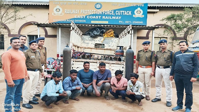 RPF seize huge amount of railway materials