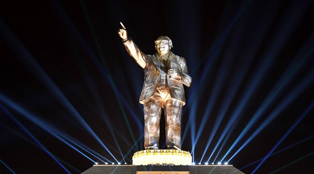 206-feet Ambedkar statue in Vijayawada