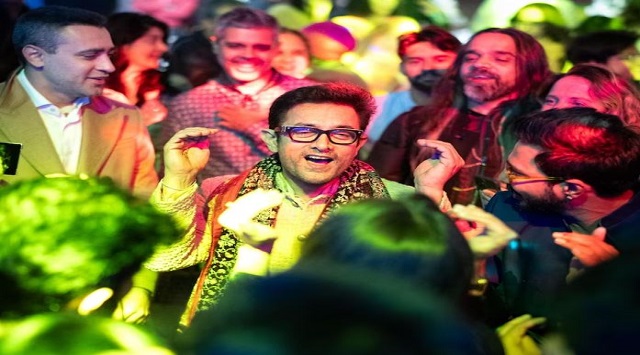 Aamir Khan at Ira's sangeet