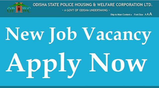 OSPH&WC vacancy 2024