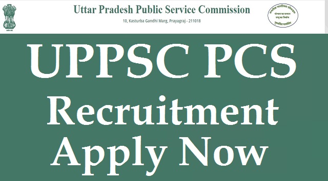 UPPSC PCS recruitment 2024 notification