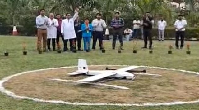 drone service in bhubaneswar AIIMS