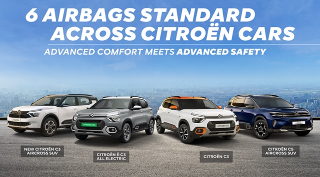 Citroen offers six airbags